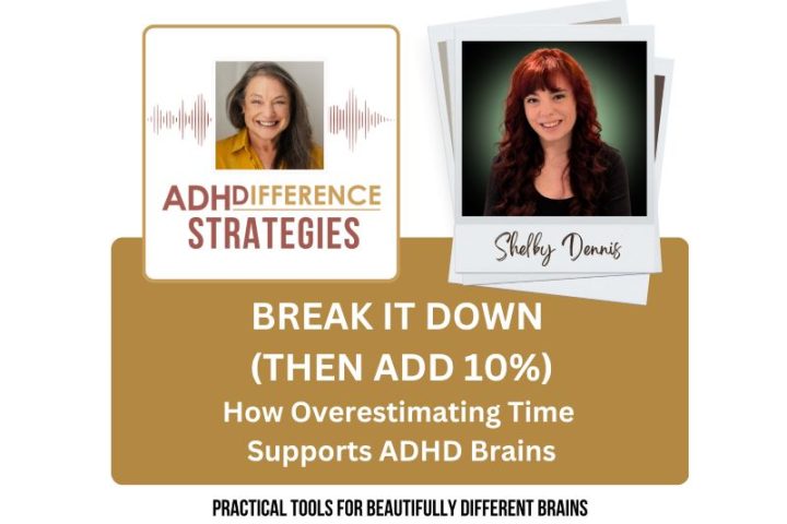 Break It Down - Then Add 10%, ADHDifference Strategies