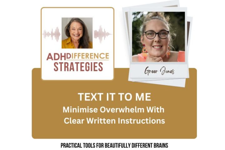 Text It To Me, ADHDifference Strategies