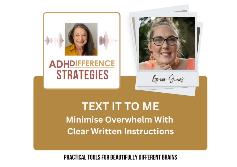 Text It To Me, ADHDifference Strategies